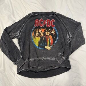 Recycled Karma Gray Knit Sweatshirt S